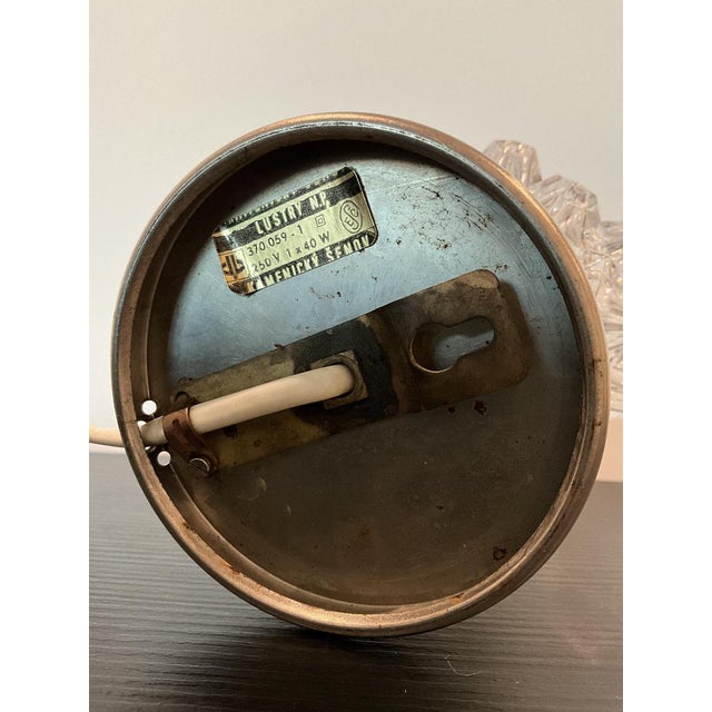 Mid-Century Wall Lamp from Kamenicky Senov, 1960s For Sale - Image 4 of 5