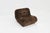 1970s Vintage Italian Brown Armchair, 1970s For Sale - Image 5 of 8