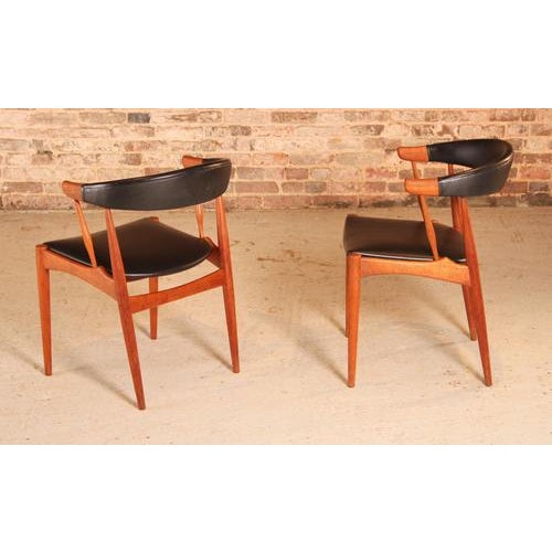 Mid-Century Modern Danish Model BA113 Teak Dining Chairs by Johannes Andersen for BRDR Andersen, 1960s, Set of 4 For Sale - Image 10 of 15