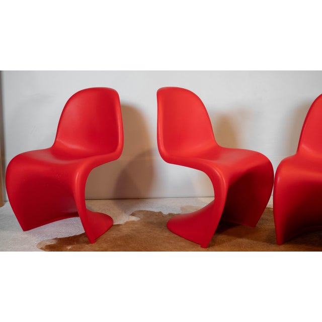 Verner Panton for Vitra Panton S Chairs - Set of 4 For Sale In Boston - Image 6 of 15
