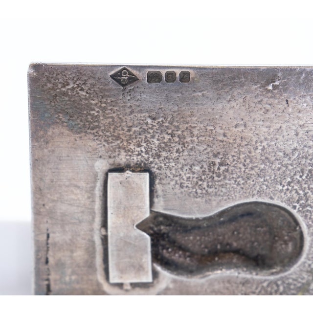 Sterling Silver Plaque by Dunstan Pruden of St Michael London 1972 For Sale - Image 6 of 11