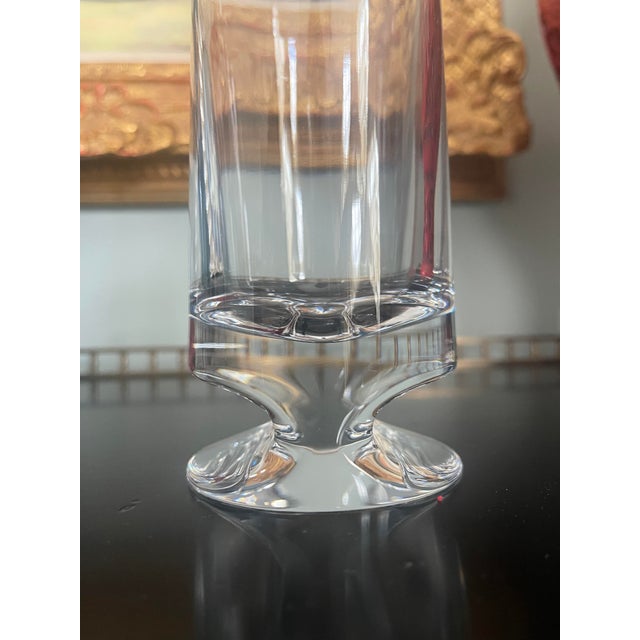 Nambe Groove Crystal Highball Glasses - Set of 4 For Sale In Boston - Image 6 of 6