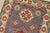 Kazak Runner 2’10” X 6’7” Blue Wool Tribal Hand-Knotted Oriental Rug For Sale In Philadelphia - Image 6 of 12