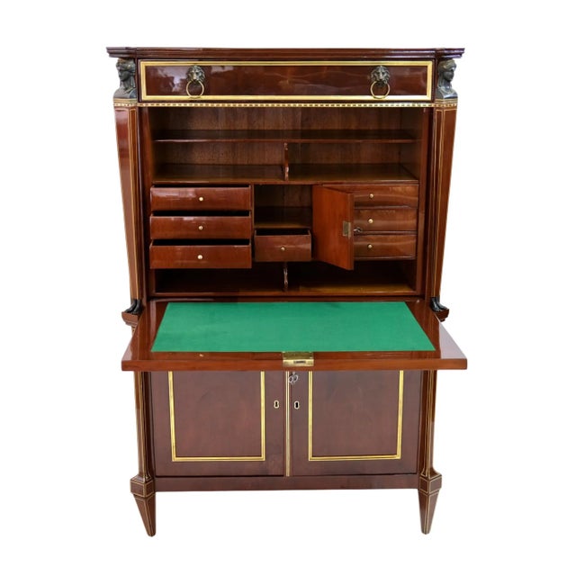 Traditional Empire Secretaire, France, 1790s For Sale - Image 3 of 16