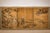 19th Century Japanese Meiji Six-Panel Folding Screen with Courtly Landscape and Pavilion For Sale - Image 5 of 12
