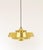 Brass Nova pendant designed in the 1960s by Jo Hammerborg, main designer of Danish lighting manufacturer Fog & Mørup in...