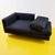 Vintage Black Chaise Longue For Sale - Image 6 of 10