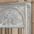 Wood Antique French Louis XVI Painted Trumeau Mirror For Sale - Image 7 of 13
