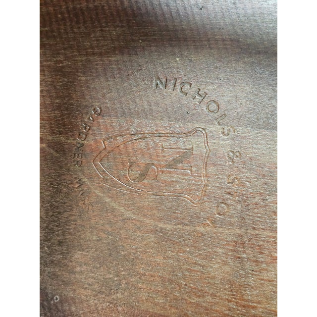 Late 20th Century Set of 6 Nichols & Stone (Stickley) Cherry Fan Back Windsor Chairs For Sale - Image 12 of 12