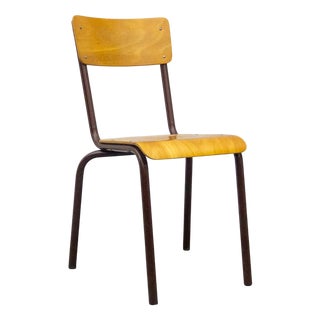 Vintage French School Chair, 1970s For Sale