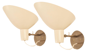 Visor Wall Lights by Vittoriano Vigano for Arteluce, 1950, Set of 2