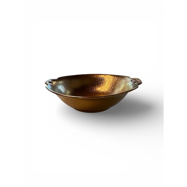 Metal Rare Vintage 1920's Pickard China "Rose & Daisy" Pattern Set - 4pcs For Sale - Image 7 of 10