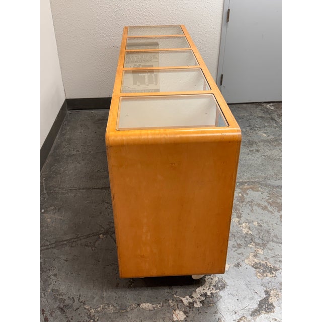 Bespoke Retail Display Case on Casters For Sale - Image 10 of 12