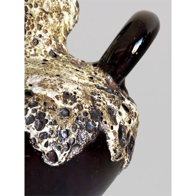 Large Ceramic Vase with Handles from Vallauris, 1960s For Sale - Image 6 of 9