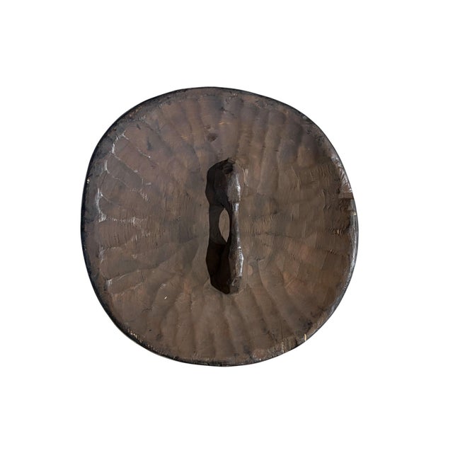 Vintage African Bamileke Tribe Shield Cameroon 20 " D For Sale - Image 4 of 6