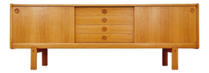 Danish Oak Sideboard by H.W Klein for Bramin, 1960s