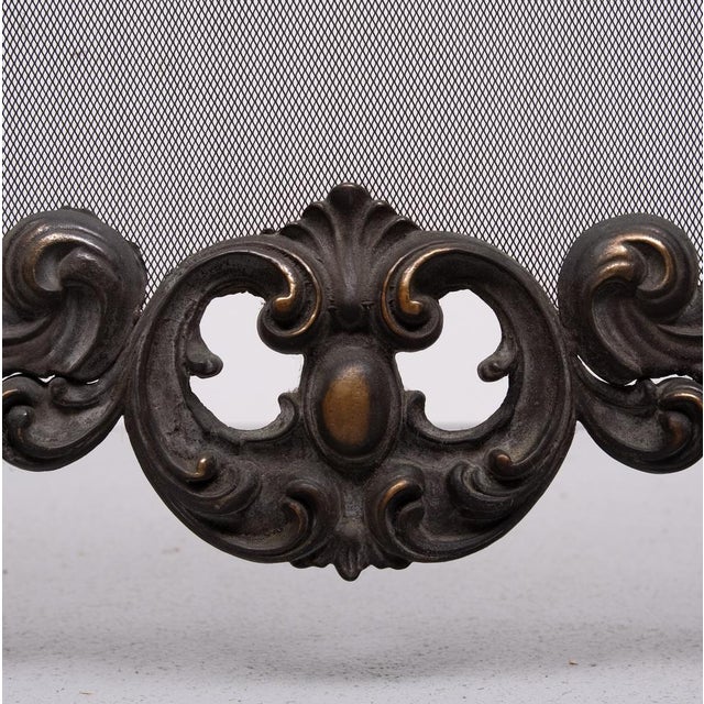 Antique Bronze Firescreen, England, 1880s For Sale - Image 3 of 10