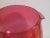 MCM Red Glass Cocktail Bowl For Sale - Image 4 of 5