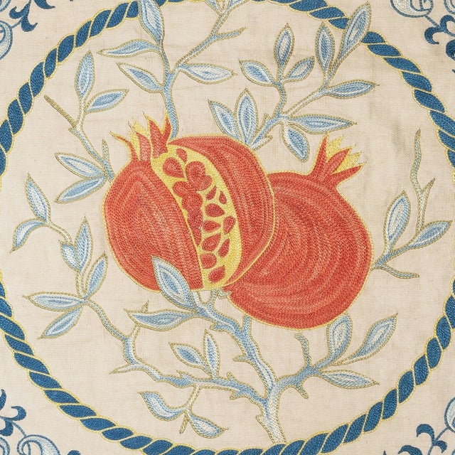 New Hand-Embroidered 100% Silk Cushion Cover – Authentic Uzbek Textile Art Elevate your home décor with this exquisite...