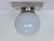 Metal Bauhaus Chrome and Glass Ceiling Lamps, 1930s, Set of 2 For Sale - Image 7 of 9