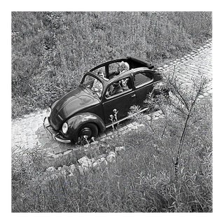 Driving Through Mountains in the Volkswagen Beetle, Germany, 1939, Printed 2021 For Sale