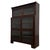 Antique English Oak Glazed Display Cabinet, 1900s For Sale - Image 4 of 12