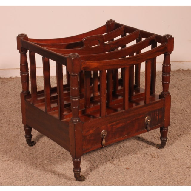Regency Mahogany Canterbury Chair, Early 19th Century For Sale - Image 9 of 9