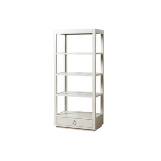 Contemporary Carmel Tweed Etagere For Sale