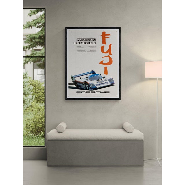Porsche Sieg 1000 km Fuji – 1983 – Original Vintage Porsche Poster – Modern – 102.0x76.0 cm The Piece This original 1983...