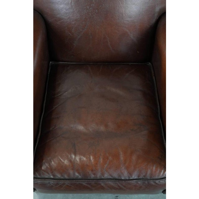 Club Chair in Sheepskin Leather For Sale - Image 6 of 14