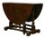 Oval Oak Gateleg Table with Turned Legs, England, 19th Century For Sale