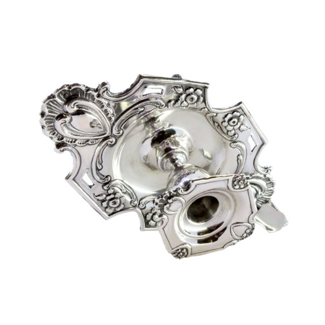 Silver Silver Paddle with Cut-Out Floral Motifs For Sale - Image 8 of 8