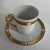 Ceramic Quadri Gold Coffee Cup with Saucer by Bulgari for Rosenthal, 1990s, Set of 2 For Sale - Image 7 of 7