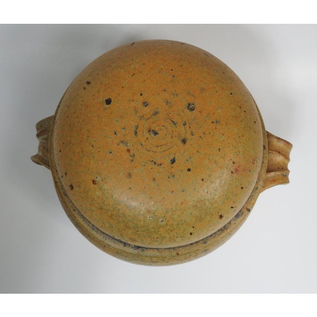 Mid 20th Century Studio Pottery Covered Jar For Sale - Image 4 of 8