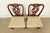 1980s Baker Furniture Georgian Carved Mahogany Side Chairs or Dining Chairs, Pair For Sale - Image 5 of 14