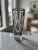 A beautiful, heavy, Swedish crystal vase with a sweet hummingbird acid etched into the glass. Measurements: At base:...