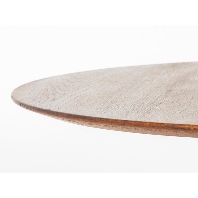 Saarinen X Knoll Associates Oak Tulip Coffee Table For Sale In New York - Image 6 of 7