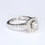 Neil Lane 14k White Gold Diamond Halo Engagement Ring With 0.5ct Round Brilliant, Size 4.75 For Sale - Image 11 of 11