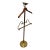 1960s Mid-Century Brass & Wood Gentleman’s Valet Stand For Sale