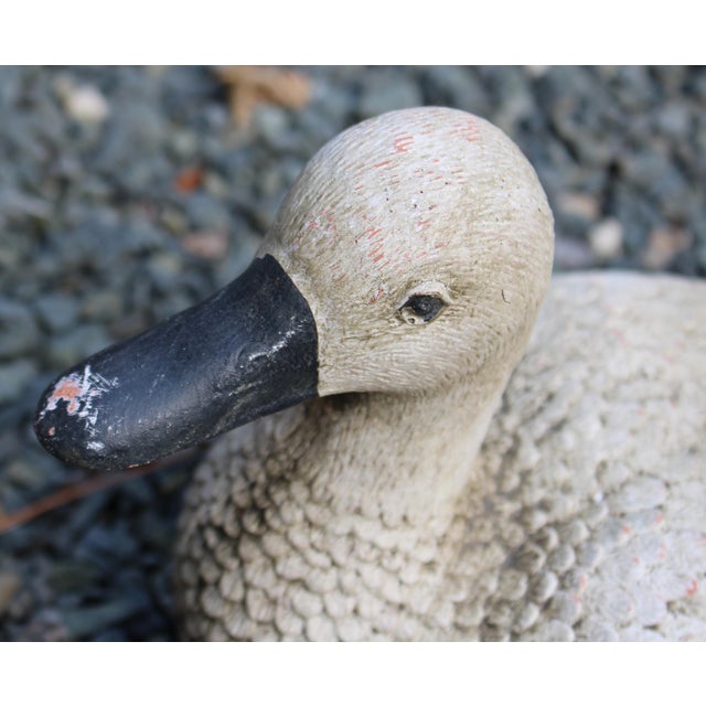 Circa 1950s English Terracotta Painted Duck Garden Ornament For Sale In Raleigh - Image 6 of 7
