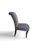 Late 20th Century Late 20th Century Set of Four Contemporary Striped Parsons-Style Dining Chairs For Sale - Image 5 of 9