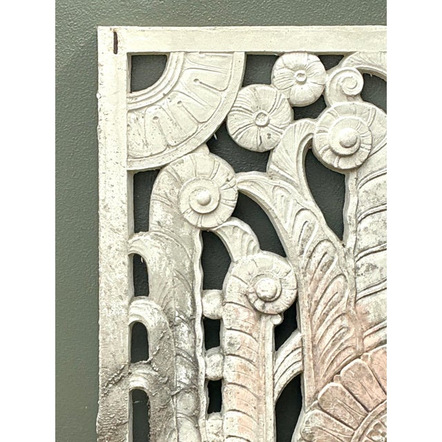 Vintage Deco Miami Beach Cast Concrete Panel For Sale - Image 9 of 12