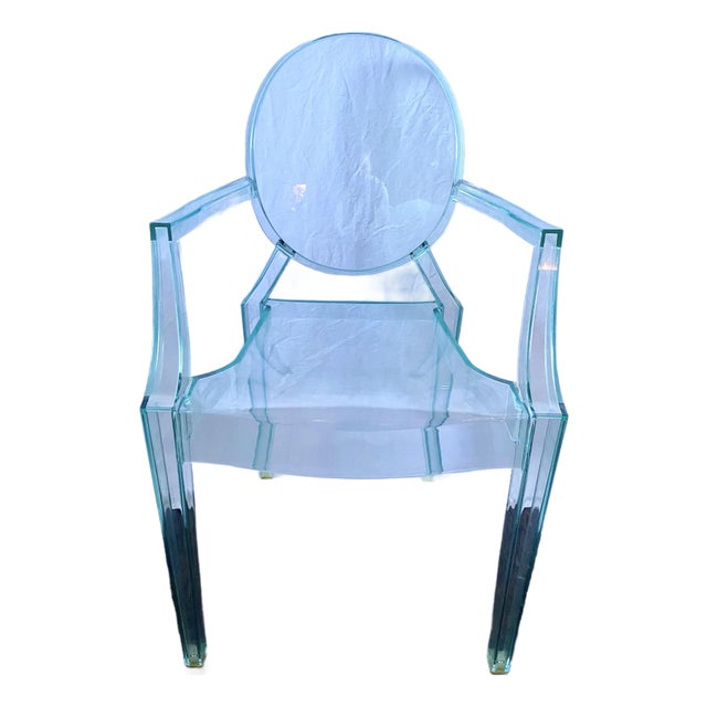 Lou Lou Ghost Kids Chair-Light Green For Sale