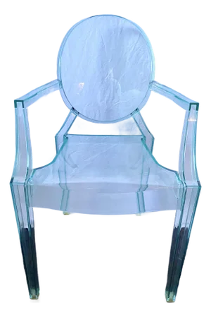 Lou Lou Ghost Kids Chair-Light Green