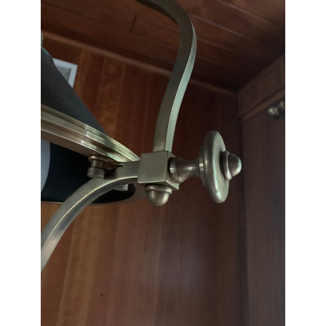 Solid Brass Train Station Pendant Lamp For Sale In New York - Image 6 of 10