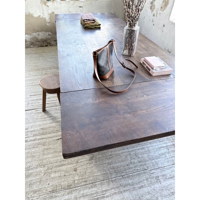 Drapers Oak Table with Extensions, 1900s For Sale - Image 18 of 18