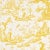 Sample - Schumacher Shengyou Toile Fabric in Yellow For Sale