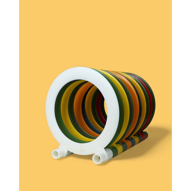 Vintage Modular Vinyl Record Holder from ZZG Veritas Poland, 1970s For Sale - Image 9 of 9