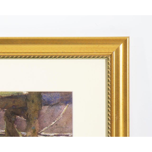 Bill Abell Watercolor Painting of a Boat For Sale In Indianapolis - Image 6 of 8