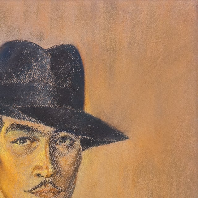 1940s Self-Portrait of Dutchess County Art Association Co-Founder Vincent A. Walker - Vincent A. Walker, C. 1940s For Sale - Image 5 of 10